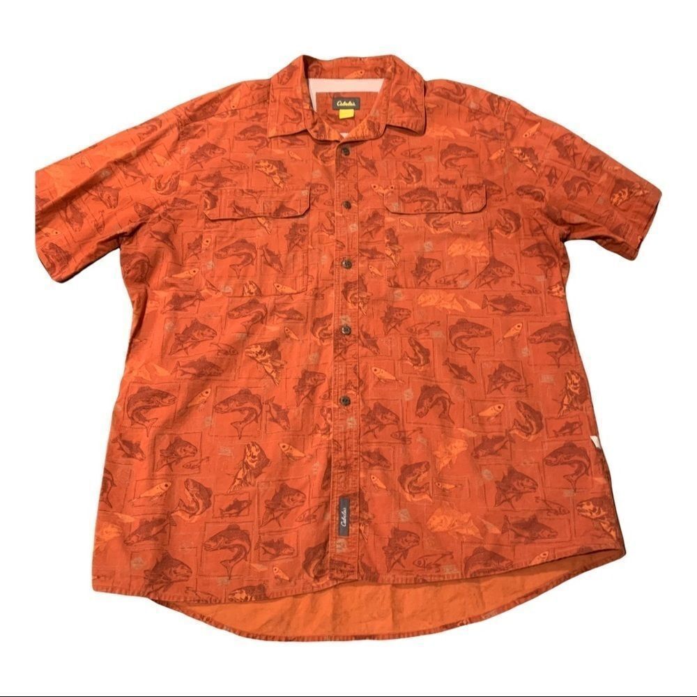 Cabela’s ‘61 Fishing Shirt Vented Short Sleeve XL